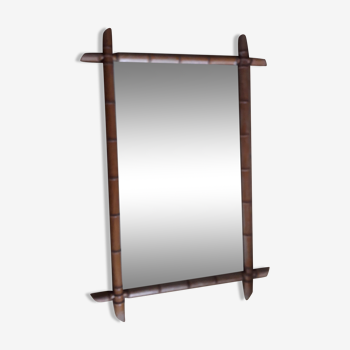 Miroir en bambou 94x62cm