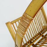 Foldable bamboo vintage magazine door, vintage magazine range. Year 70