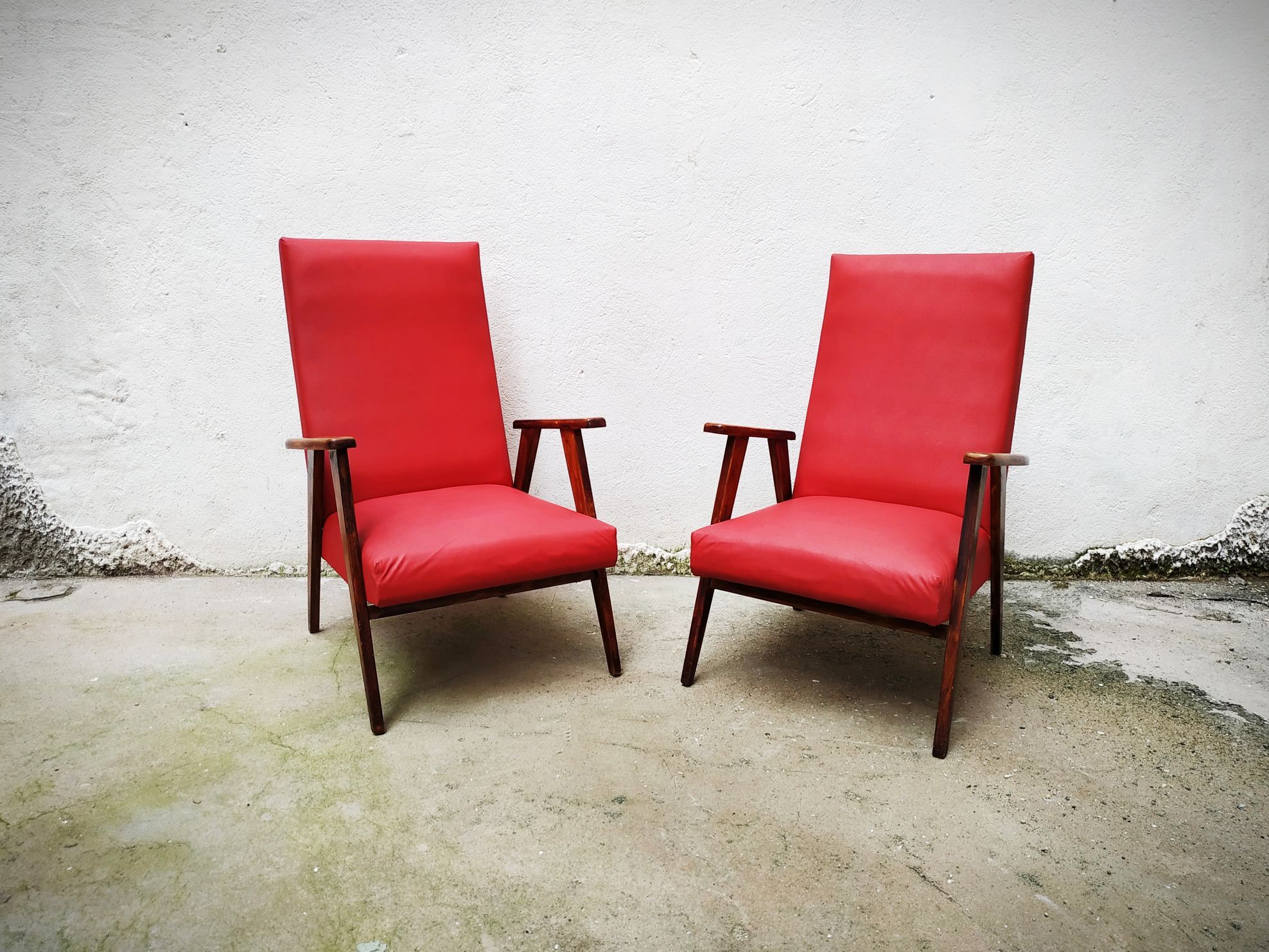 Pair of Scandinavian armchairs