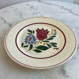 Assiette plate Fanfan de Digoin Sarreguemines