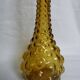 Carafe Empoli Italy Genie bottle in amber glass