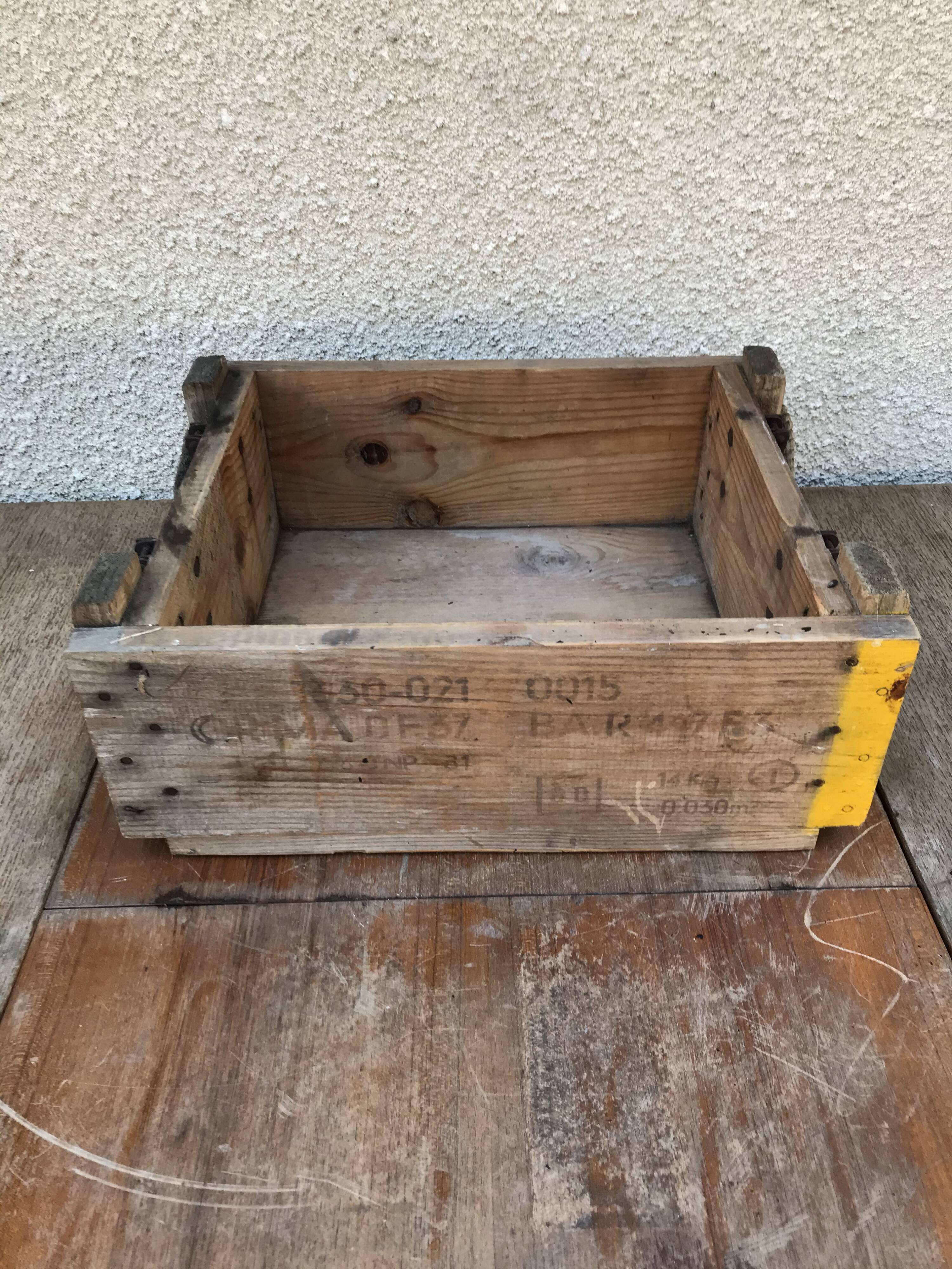 Former wood munition case
