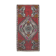 Coral red vintage rug 91x45cm