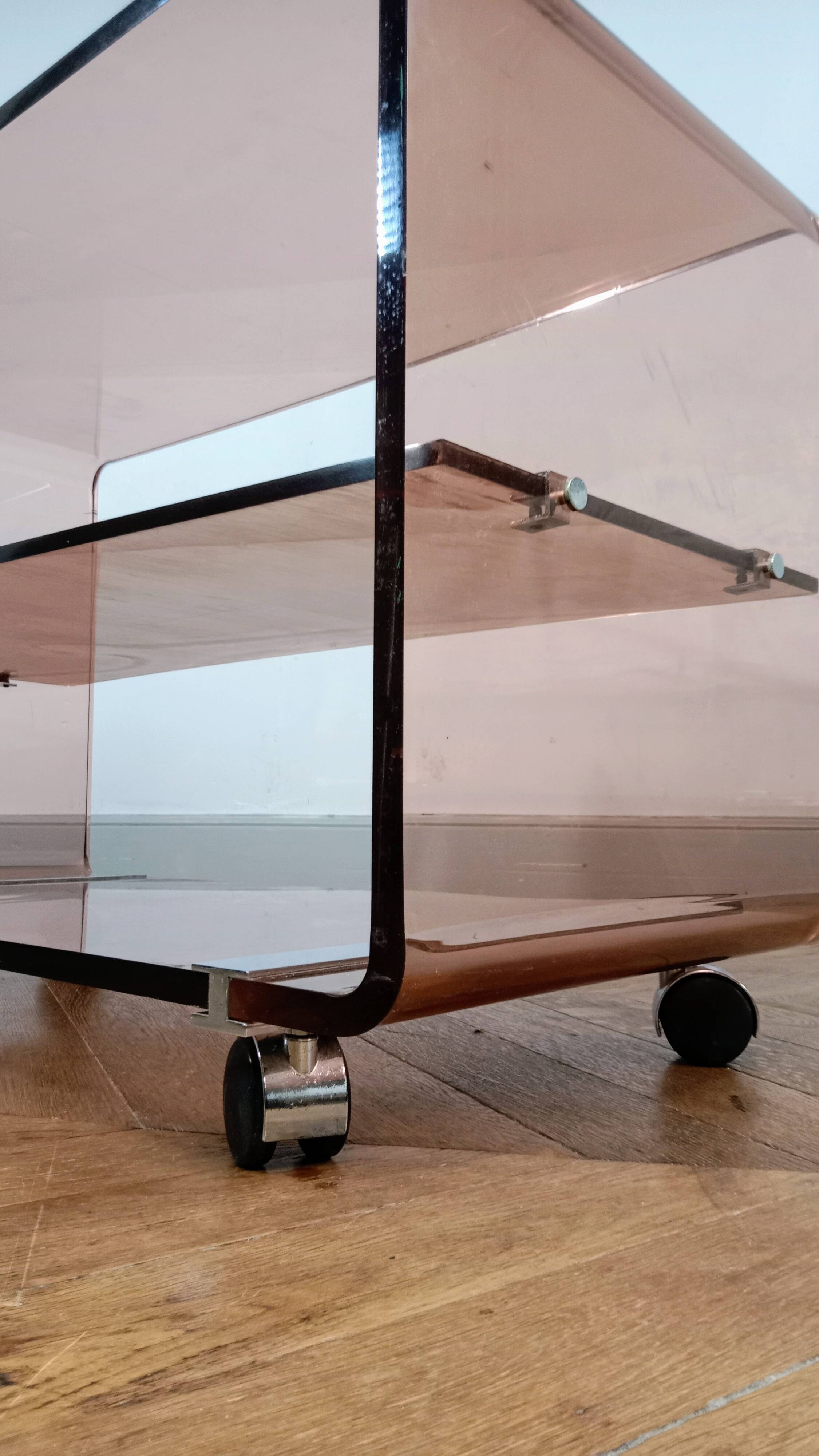 Plexiglas furniture by Michel Dumas