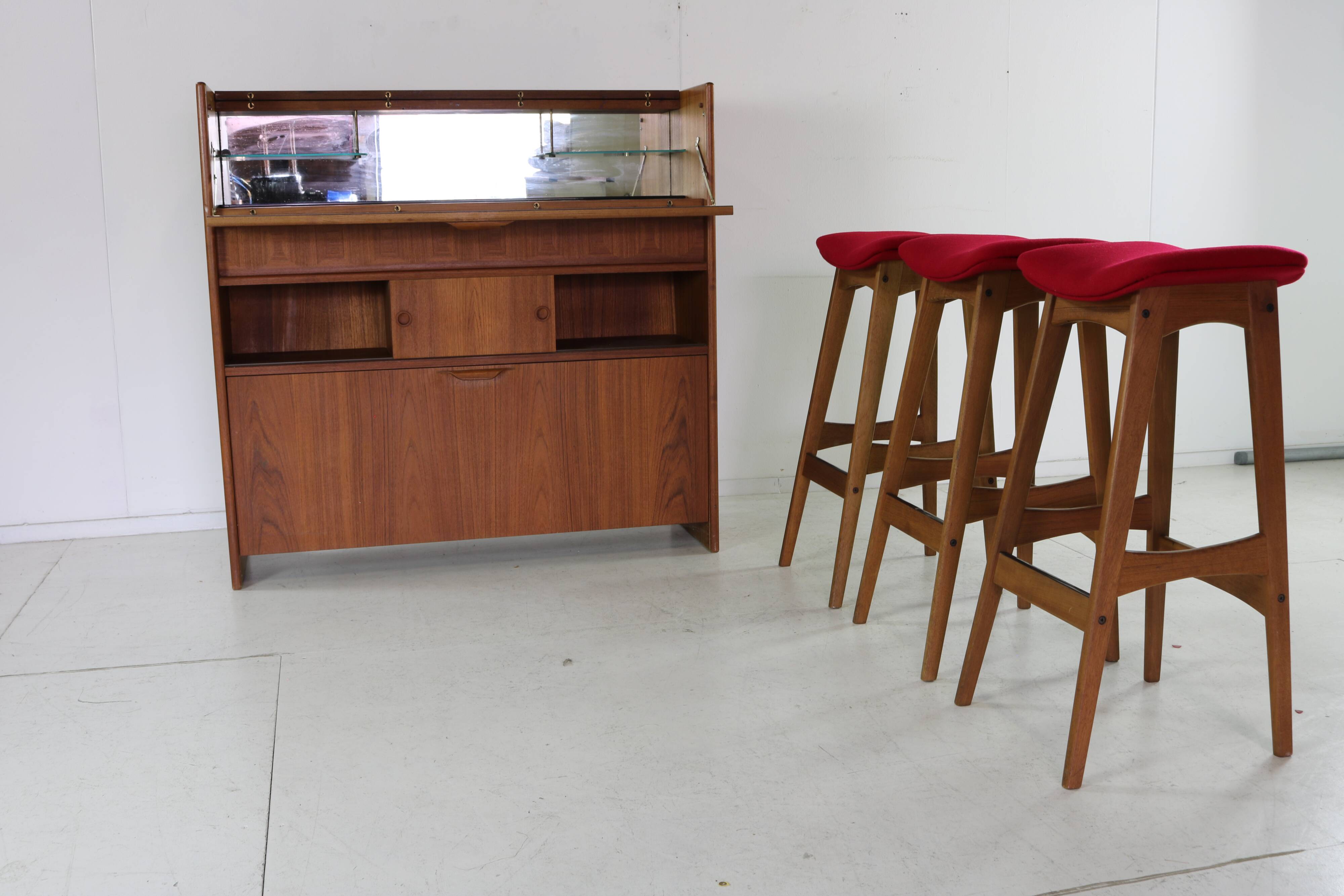 Set de bar sec design danois par Johannes Andersen pour Skaaning & Søn