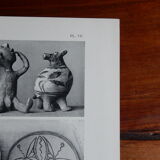 Traditional ceramics of Mexico board Primitive decoration