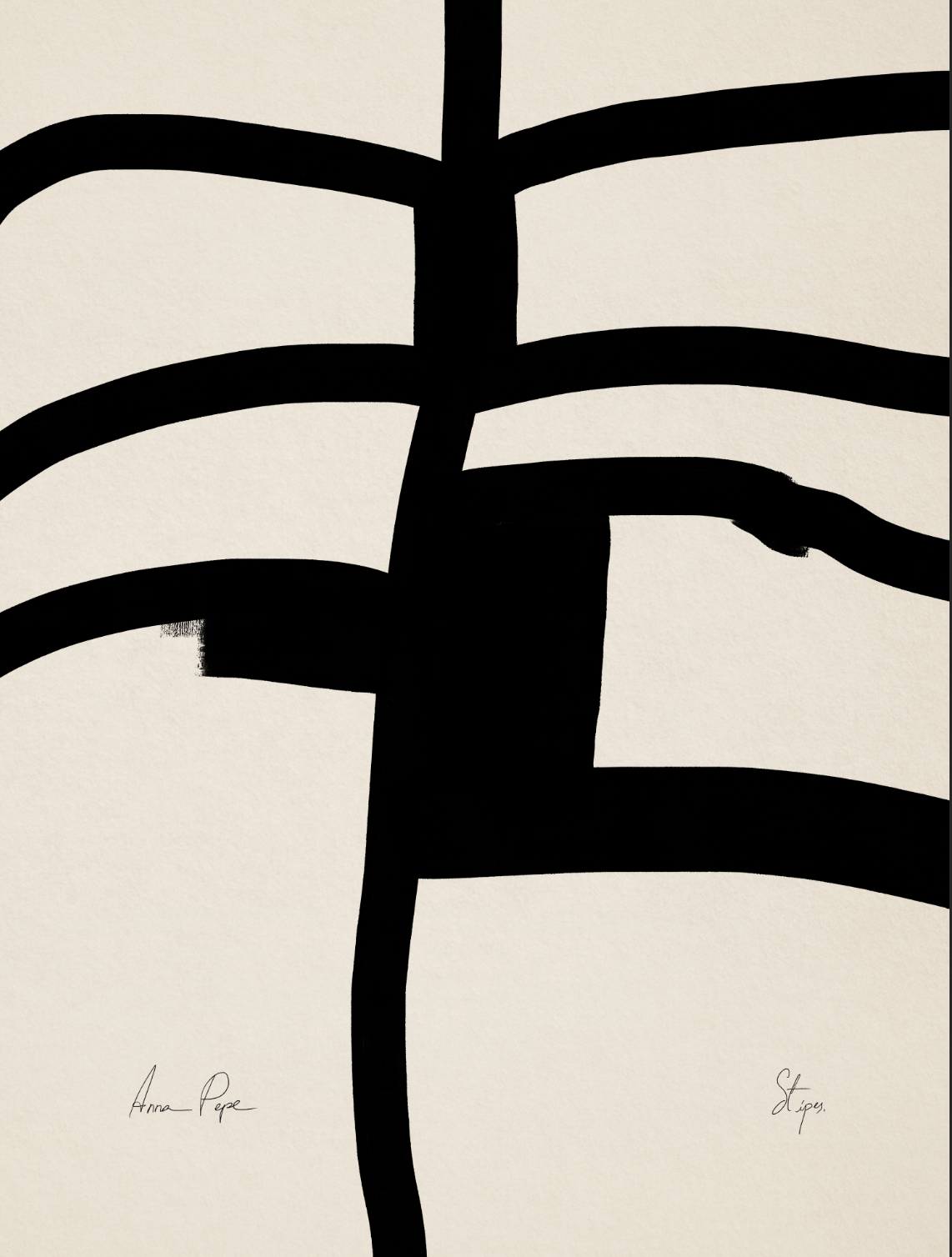 Abstract giclee print, 50x70cm