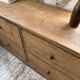 1950s pine workshop furniture 175cm
