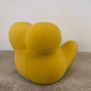 UP5_6 Big Mama Armchair - B&B Italia - Gaetano Pesce - yellow + pouf -