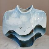 Virebent blue-grey vase from the 70s