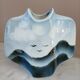 Virebent blue-grey vase from the 70s