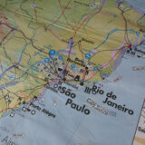 School map poster vintage Brazil Edition MDI