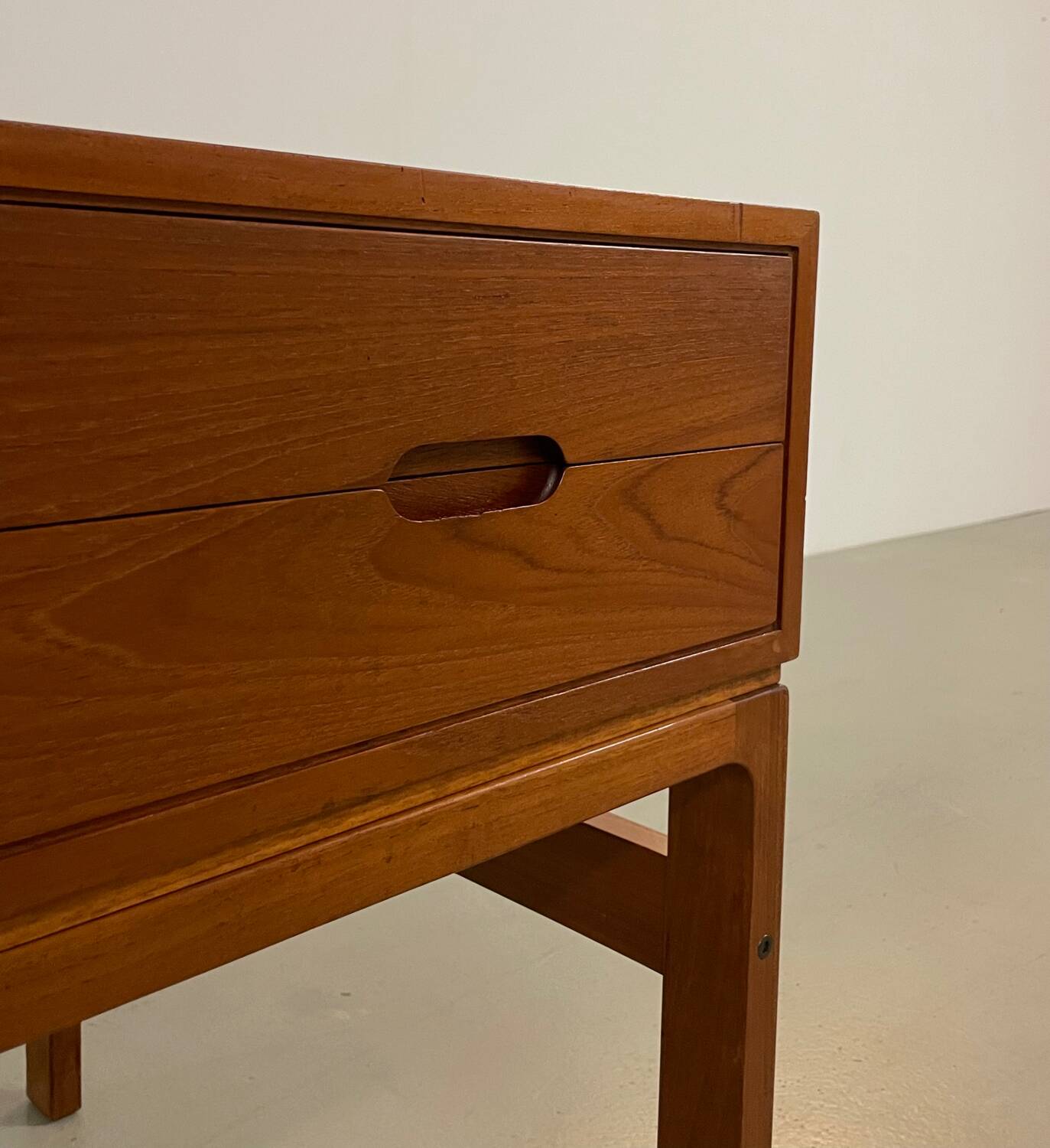 Danish Teak Desk by Arne Wahl Iversen 1950s