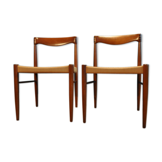Pair of chairs H.W. Klein for Bramin, 1950's