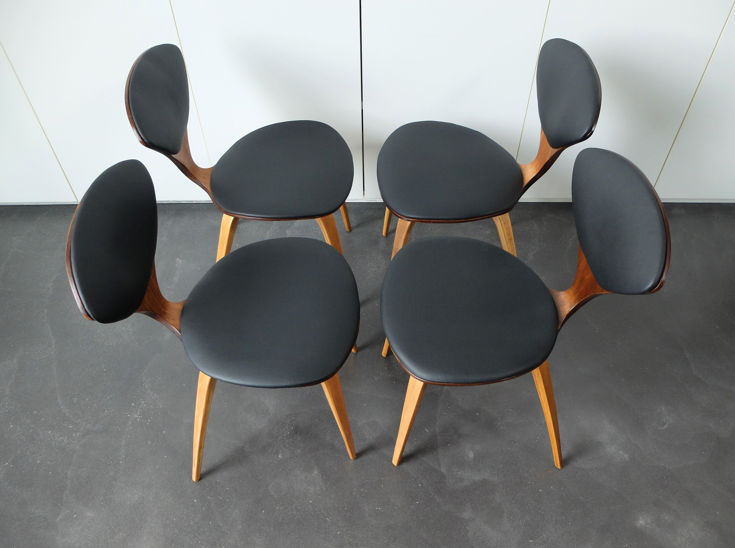 Chairs plywood teak of Norman Cherner, Plycraft, USA, lot 4