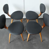 Chairs plywood teak of Norman Cherner, Plycraft, USA, lot 4