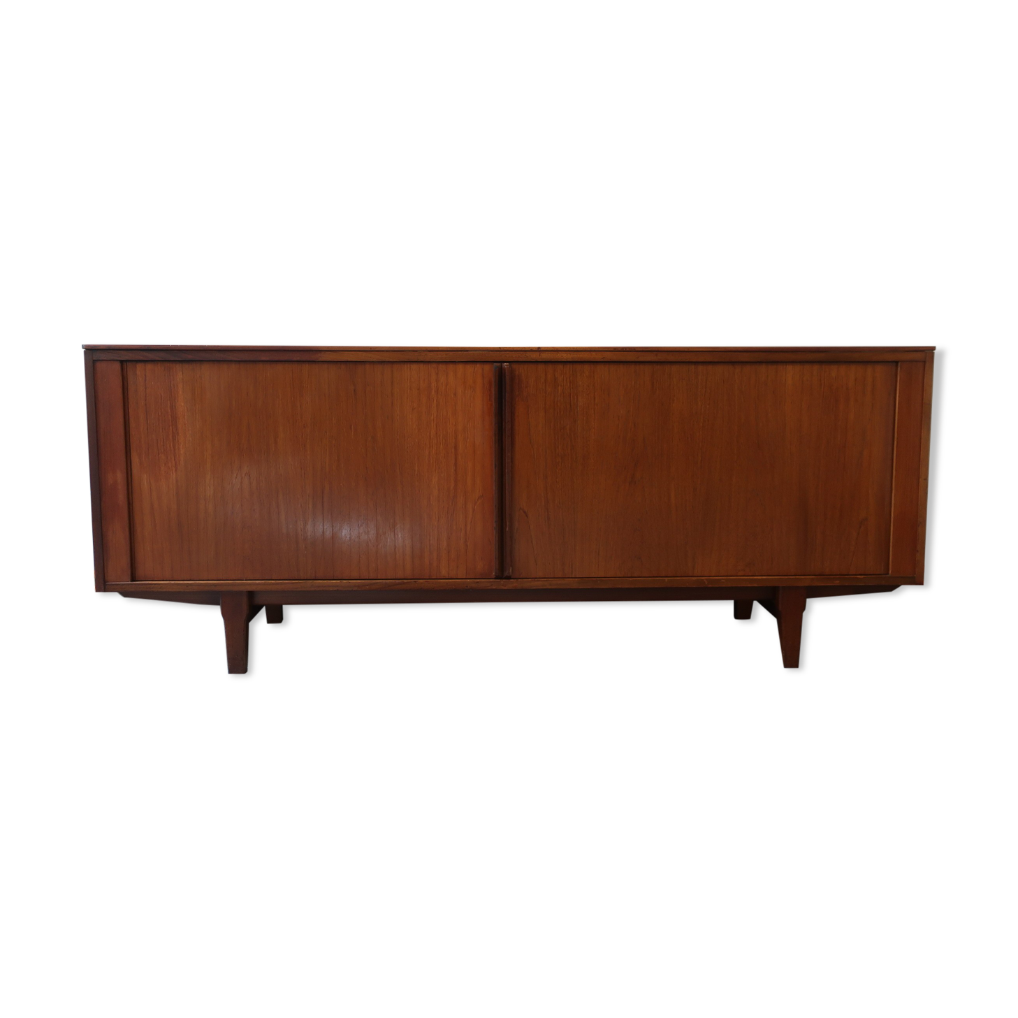 Danish teak sideboard of the 60s with accordion doors