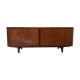 Danish teak sideboard of the 60s with accordion doors