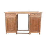 Office with two boxes in rustic pine