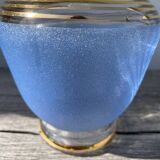 Flacon en verre sablé Art déco