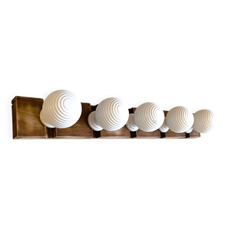 Coat rack with 5 hooks
