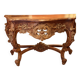 Antique carved wooden console – Louis XIV style – floral decoration