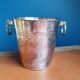 Champagne silver metal ear bucket stamped st médard 25