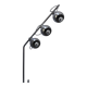 Lampadaire space age en métal chromé avec lumières magnétiques par Reggiani