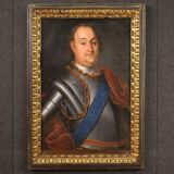 Portrait d’un homme en armure du 18ème siècle
