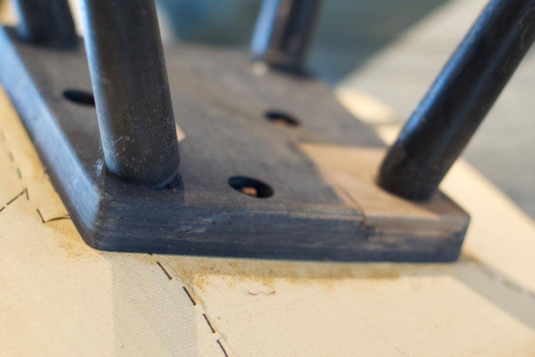 Pair of yellow “Tonneau” chairs Pierre Guariche edition Thonet 1950