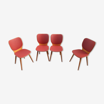 4 Baumann chairs n°800 by Max Bill