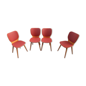 4 chaises baumann n°800