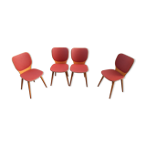 4 Baumann chairs n°800 by Max Bill