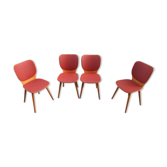4 Baumann chairs n°800 by Max Bill
