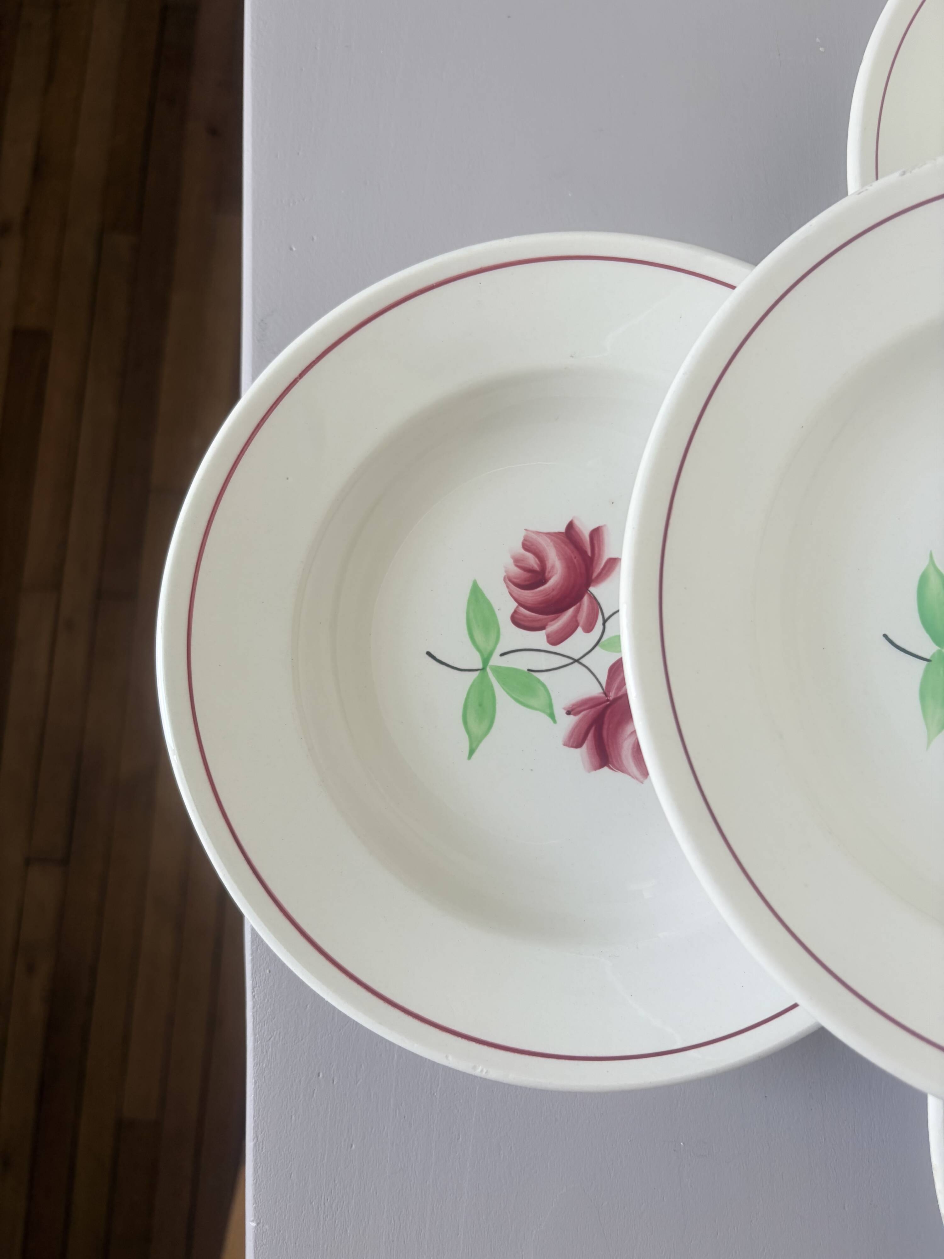 4 deep plates K&G Luneville model Rose-Mai 2106209