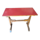 Red Formica bistro table 1950