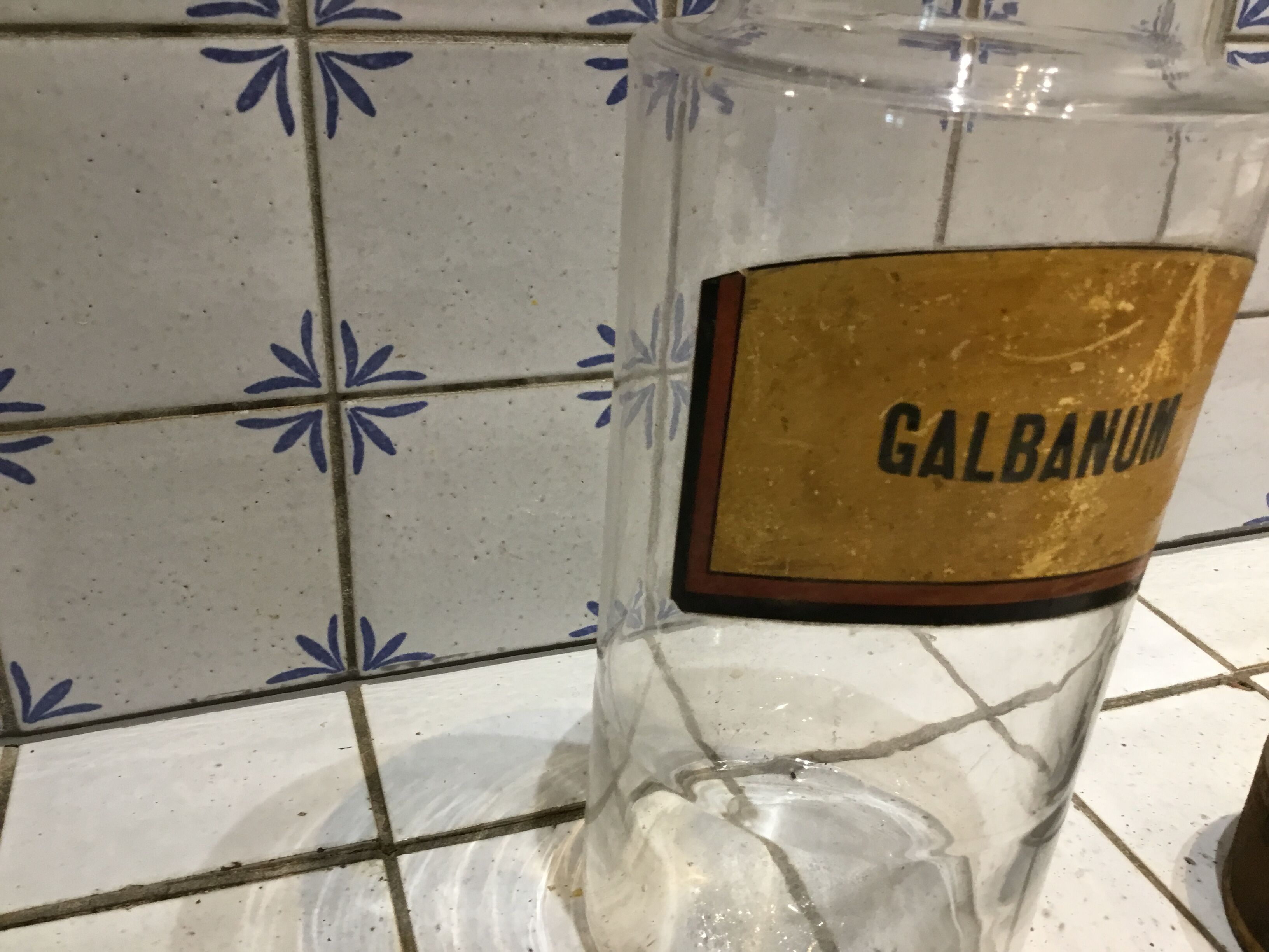 Galbanum pharmacy bottle