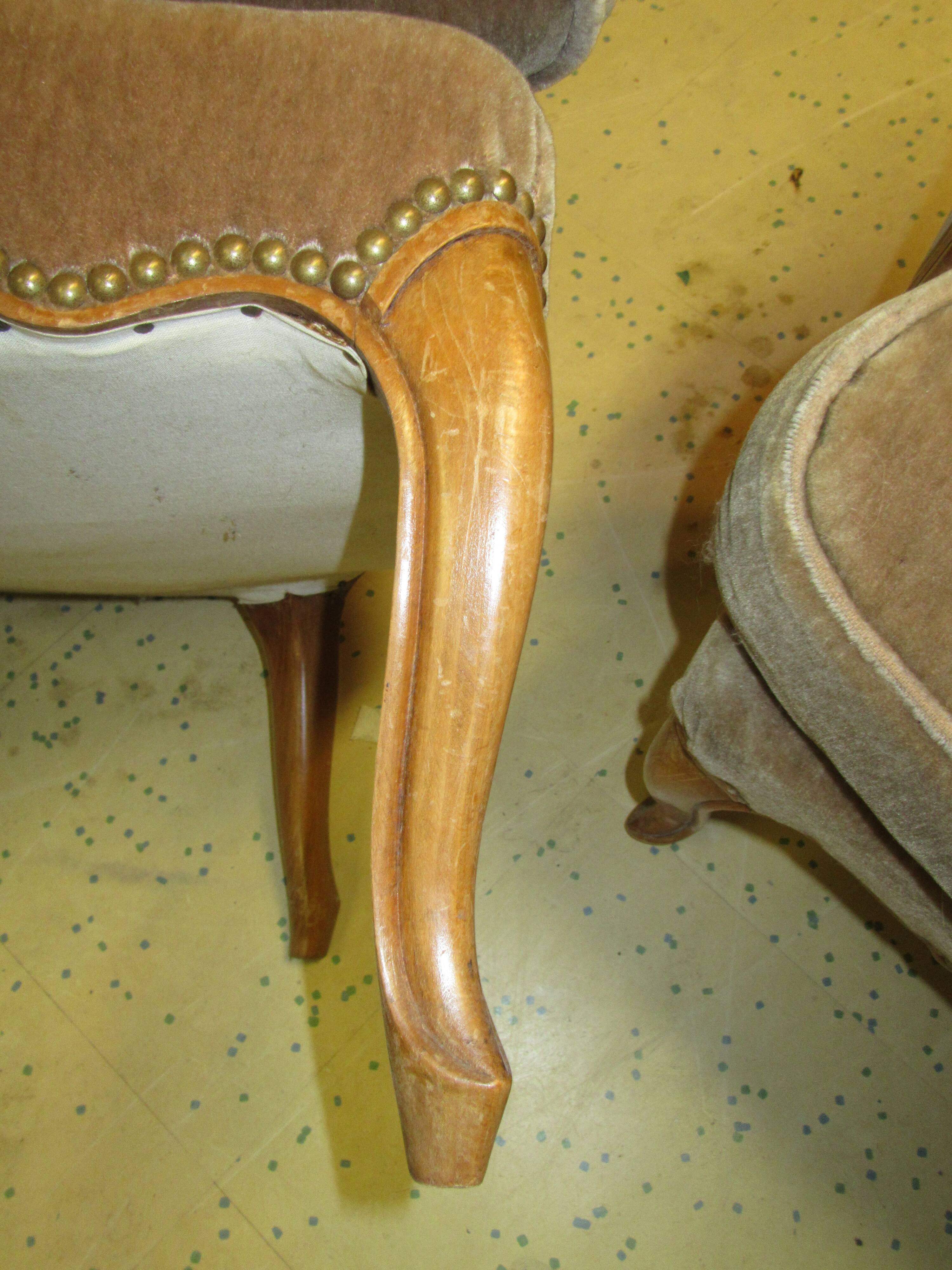 Louis XV style armchairs