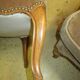 Paire de fauteuils style louis XV