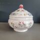 Sarreguemines glazed earthenware soup tureen, Rouen model - dishwasher safe