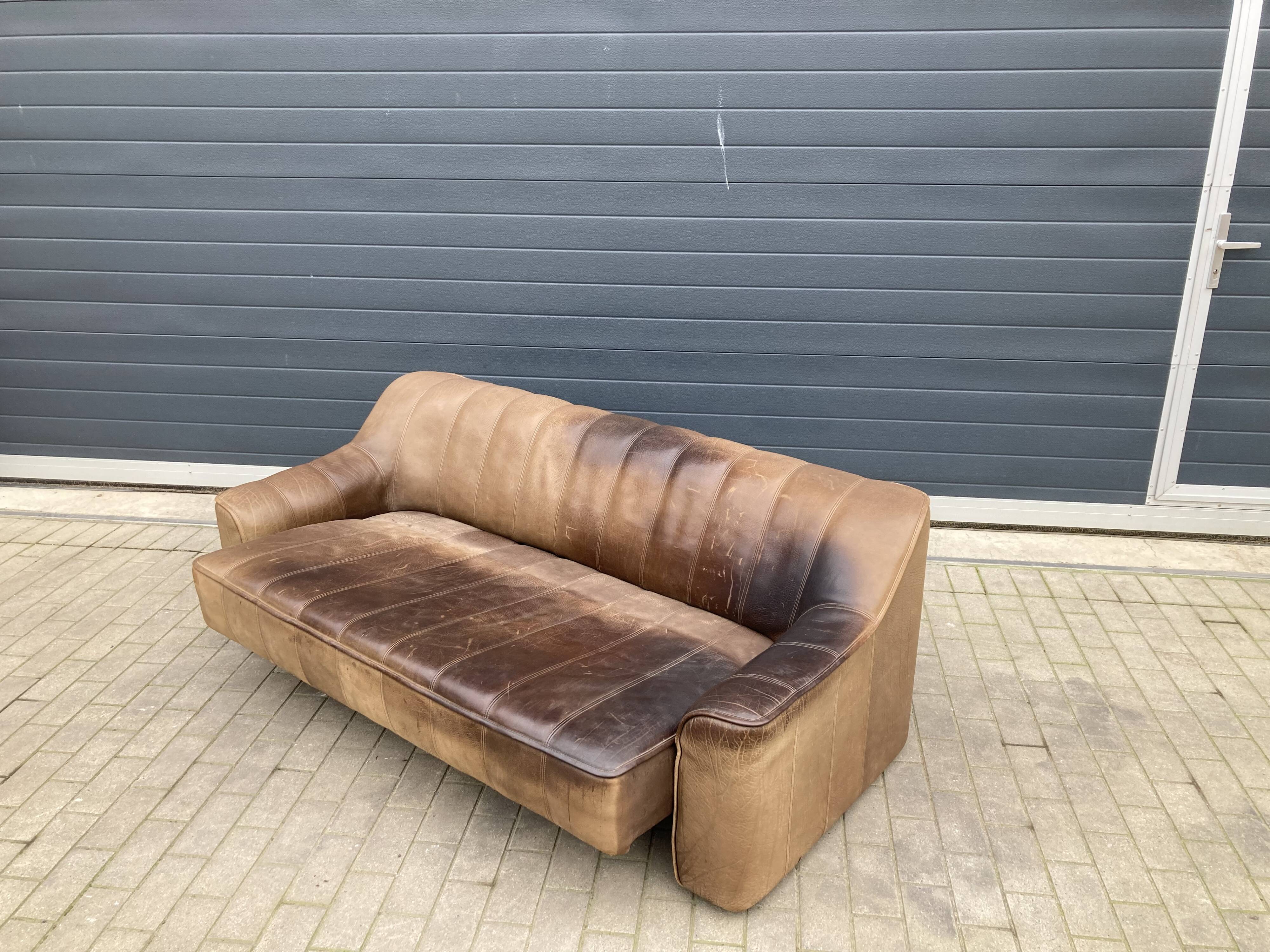 De Sede Ds44 3-seater Buffalo leather NECK 5mm