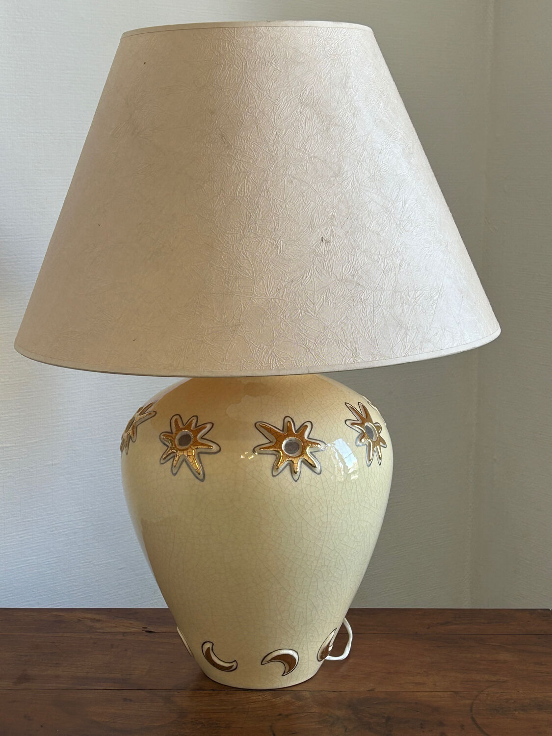 Lampe émaux de longwy