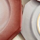 Set of 8 octagonal plates
