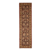 Tapis Oushak en laine noué à la main en Turquie 80 cm x 297 cm