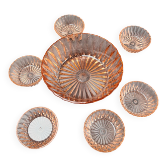 Art Deco salad bowl and bowls
