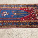Turkish vintage prayer rug vegetable dye 170x100cm