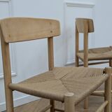 4 J39 Folk chairs