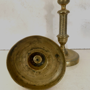 Pair of Louis XVI style candlesticks in chiseled and gilded bronze - XIXth century