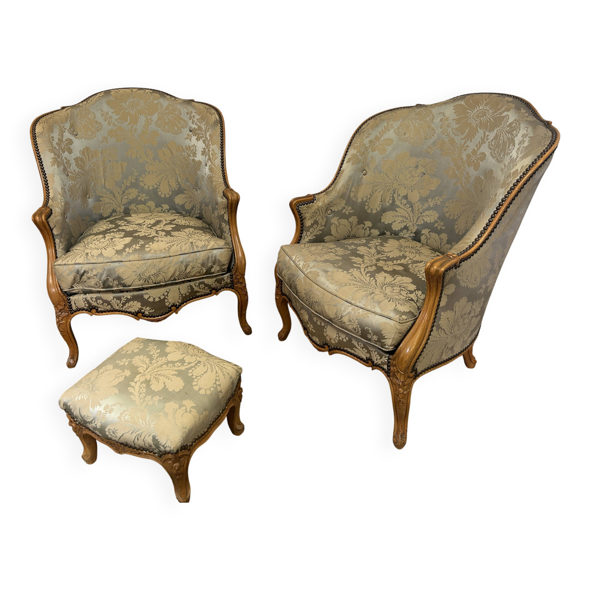Pair of Louis XV armchairs