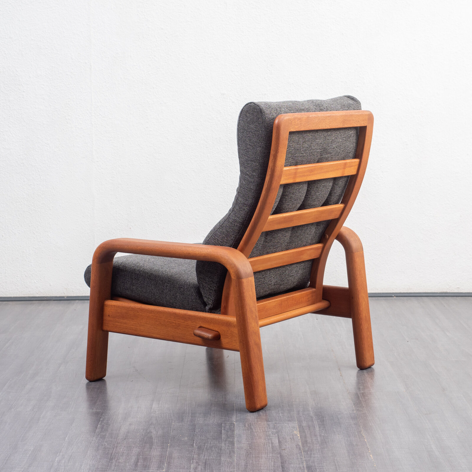 Vintage relax armchair, teak, refurbished, Danish design